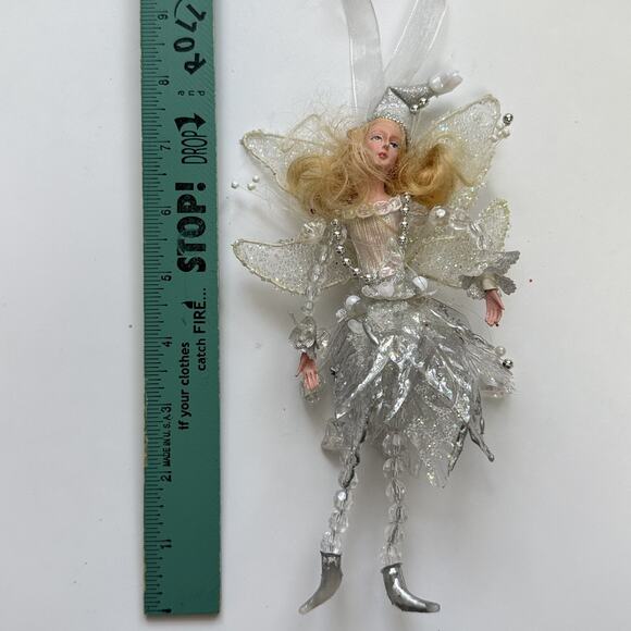 Vintage Whimsical Woodland Fairy Elf Sprite Pixie Christmas Ornament‎ - Picture 6 of 6